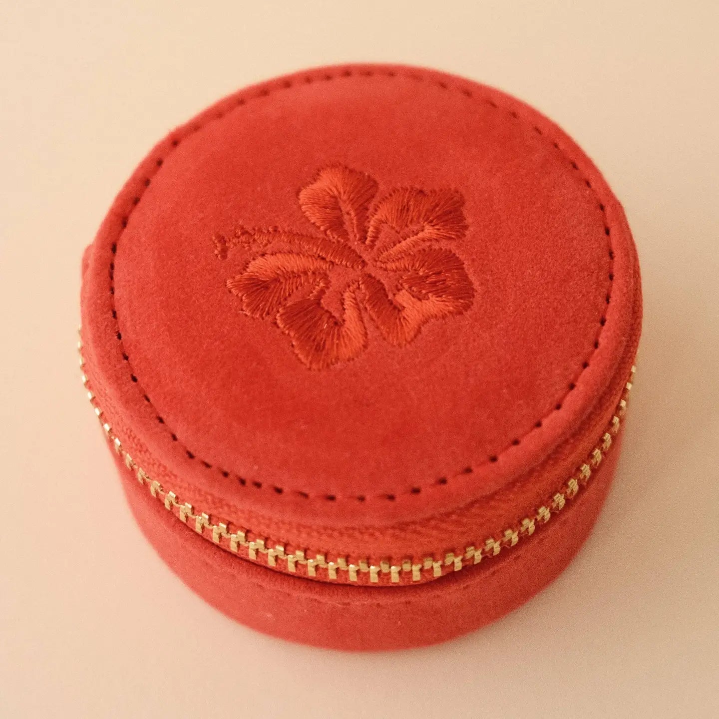 Hibiscus Babe Mini Travel Jewelry Case - The Salty BabeJewelry Case