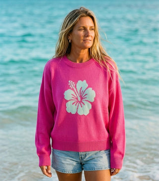 Hibiscus Honey Sweater - The Salty BabeSweaters