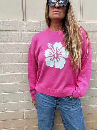 Hibiscus Honey Sweater - The Salty BabeSweaters