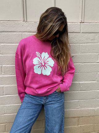 Hibiscus Honey Sweater - The Salty BabeSweaters