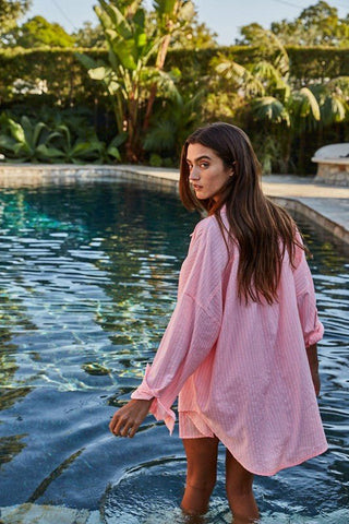 Hidden Cove Striped Shirt - The Salty BabeLong Sleeve Shirt