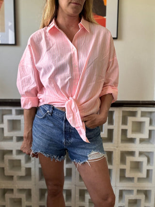 Hidden Cove Striped Shirt - The Salty BabeLong Sleeve Shirt