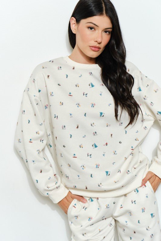 Holiday Slopes Sweatshirt - The Salty BabeSweatshirt