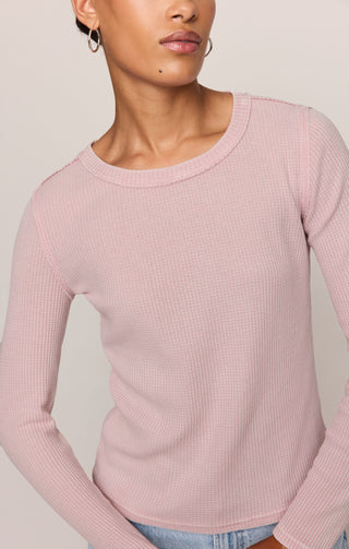 ZSUPPLY Arlet Mini Thermal Top in Soft Blush