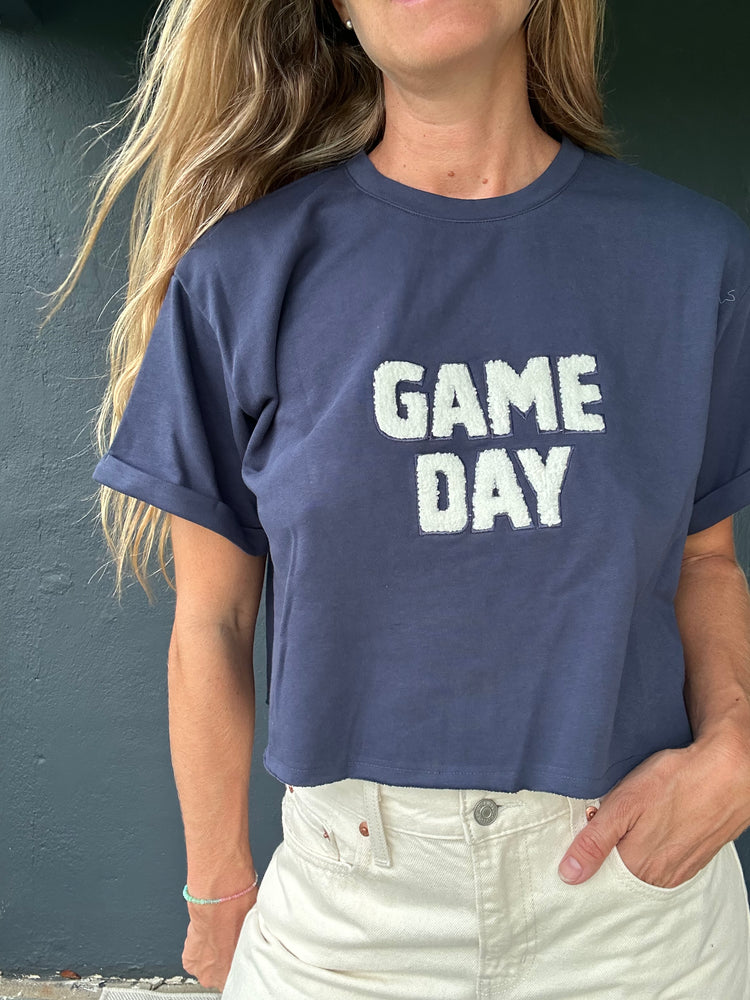Game Day Cropped tee