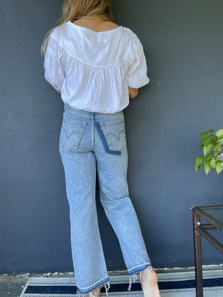 LEVIS Ribcage Straight Ankle Jean - Haley's Comment