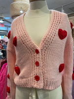 Hearts on Fire cardigan