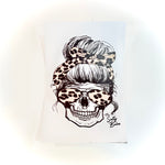 The Salty Babe Skull Sticker