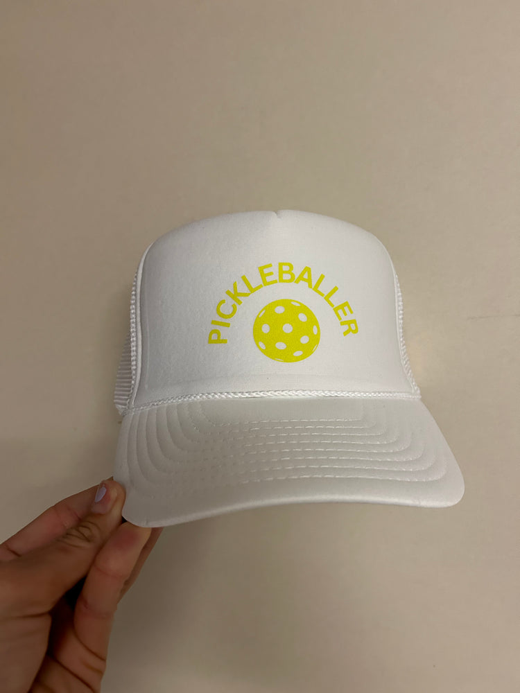 Pickleballer trucker hat