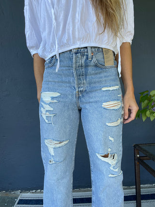 LEVIS Ribcage Straight Ankle Jean - Haley's Comment