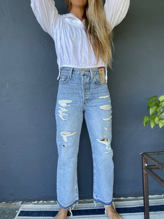 LEVIS Ribcage Straight Ankle Jean - Haley's Comment