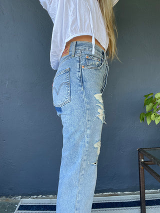 LEVIS Ribcage Straight Ankle Jean - Haley's Comment