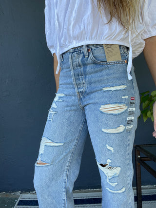LEVIS Ribcage Straight Ankle Jean - Haley's Comment
