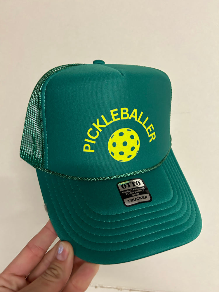 Pickleballer trucker hat