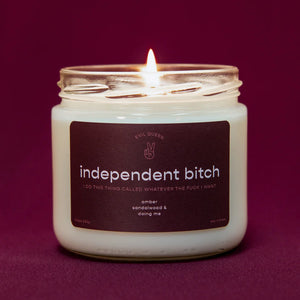 EVIL QUEEN Independent Bitch candle