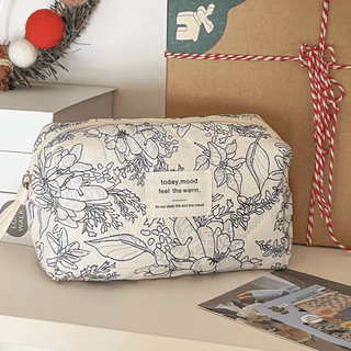 Indigo Garden Make Up Bag - The Salty BabeMakeup Bags
