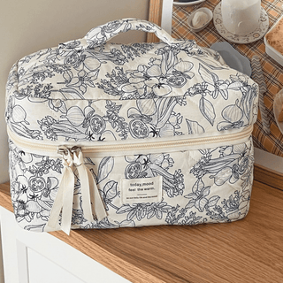 Indigo Garden Make Up Bag - The Salty BabeMakeup Bags