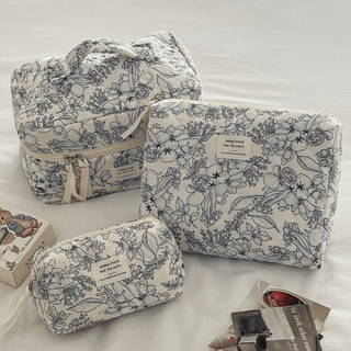Indigo Garden Make Up Bag - The Salty BabeMakeup Bags