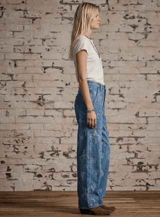 Indigo Rodeo Barrel Jeans - The Salty BabeDenim Pants