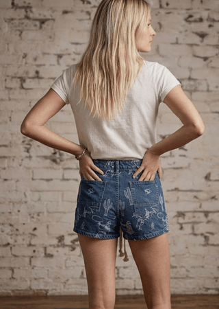 Indigo Rodeo Denim Shorts - The Salty BabeDenim Shorts