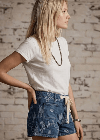 Indigo Rodeo Denim Shorts - The Salty BabeDenim Shorts