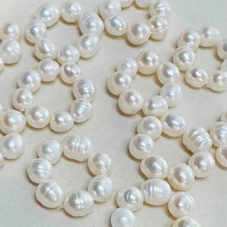 Ivory Pearl Stretch Bandana Charm - The Salty BabeAccessories