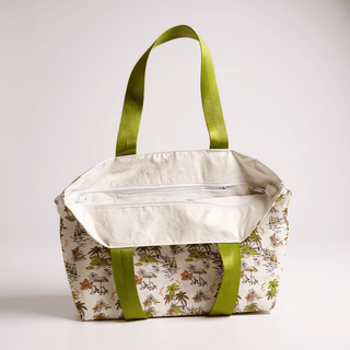 Ivory Tropical Keg tote bag - The Salty BabeBags