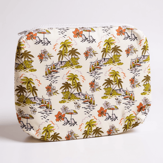 Ivory Tropical Pitcher pouch - The Salty BabeBags
