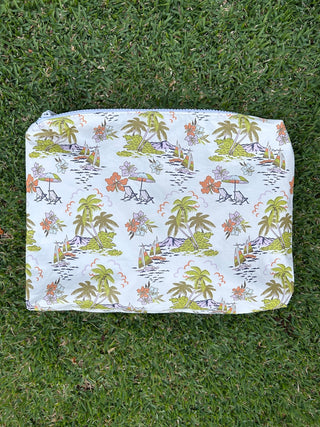 Ivory Tropical Pitcher pouch - The Salty BabeBags