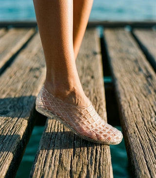 Jelly Flat Sandals - The Salty BabeFootwear