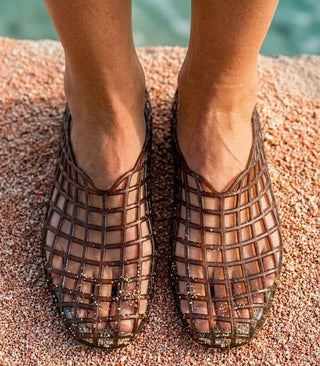 Jelly Flat Sandals - The Salty BabeFootwear