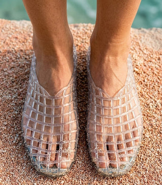 Jelly Flat Sandals - The Salty BabeFootwear