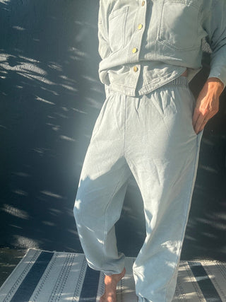 Just A Girl Washed Denim Pant - The Salty BabePants
