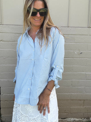 Kai Striped Shirt - The Salty BabeLong Sleeve Shirt