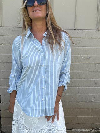 Kai Striped Shirt - The Salty BabeLong Sleeve Shirt