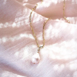 KE ALOHA Dainty Baroque Pearl Necklace - Kēhau - The Salty BabeJewelry