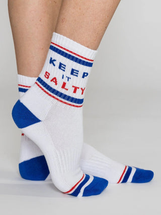 Keep It Salty Crew Socks - The Salty Babesocks