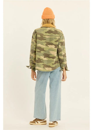 Kickin' It Denim Jacket - Army - The Salty BabeJackets