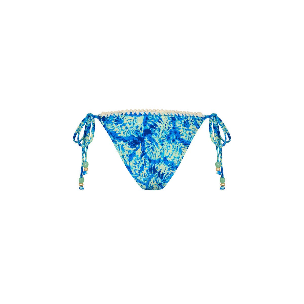KULANI KINIS Crochet Dipped Cheeky Tie Bikini Bottom - Tidal Glow - The Salty BabeSwim Bottoms