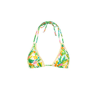KULANI KINIS Crochet Halter Bikini Top - Golden Hour - The Salty BabeSwim Tops