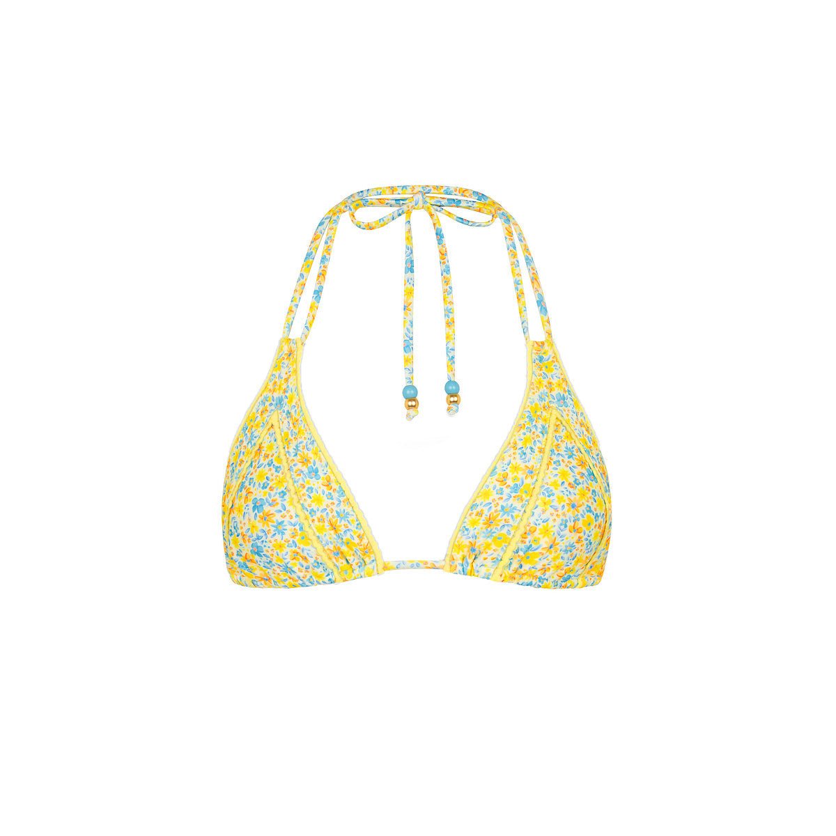 KULANI KINIS Decorative Panel Halter Bikini Top - Dreamy Daze - The Salty BabeSwim Tops