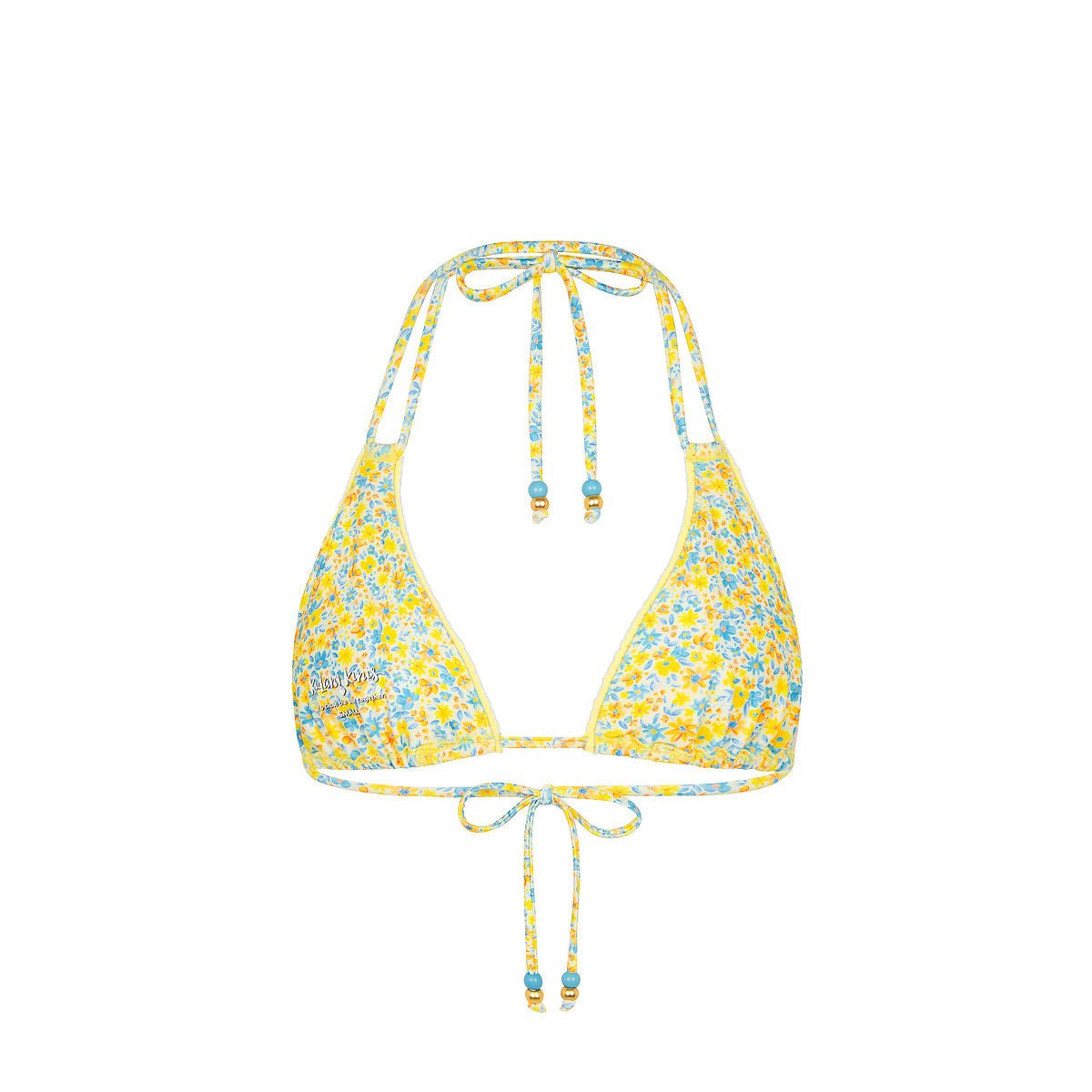 KULANI KINIS Decorative Panel Halter Bikini Top - Dreamy Daze - The Salty BabeSwim Tops