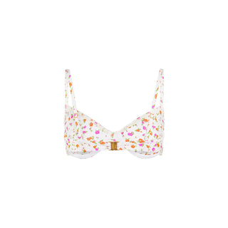 KULANI KINIS Double Ruffle Underwire Bikini Top - Rosie Posie - The Salty BabeSwim Tops