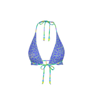 KULANI KINIS Frill Halter Bralette Bikini Top - Sugar Wave - The Salty BabeSwim Tops
