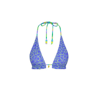 KULANI KINIS Frill Halter Bralette Bikini Top - Sugar Wave - The Salty BabeSwim Tops