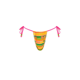 KULANI KINIS Gathered Tie Side Bikini Bottom - Sunshine Lover - The Salty BabeSwim Bottoms