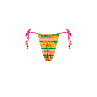 KULANI KINIS Gathered Tie Side Bikini Bottom - Sunshine Lover - The Salty BabeSwim Bottoms