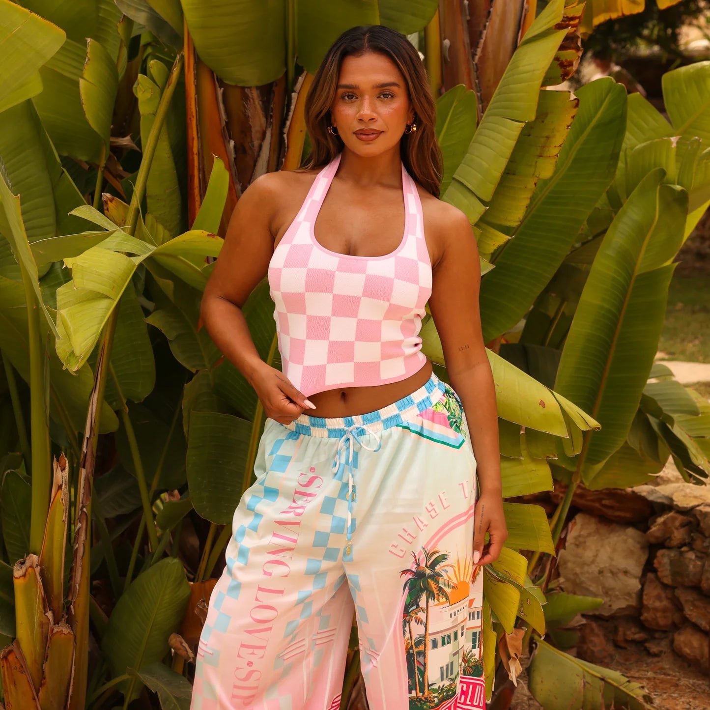 KULANI KINIS Knit Halter Tank Top - Love Match - The Salty BabeTop