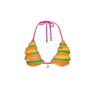 KULANI KINIS Lettuce Edge Bralette Bikini Top - Sunshine Lover - The Salty BabeSwim Tops