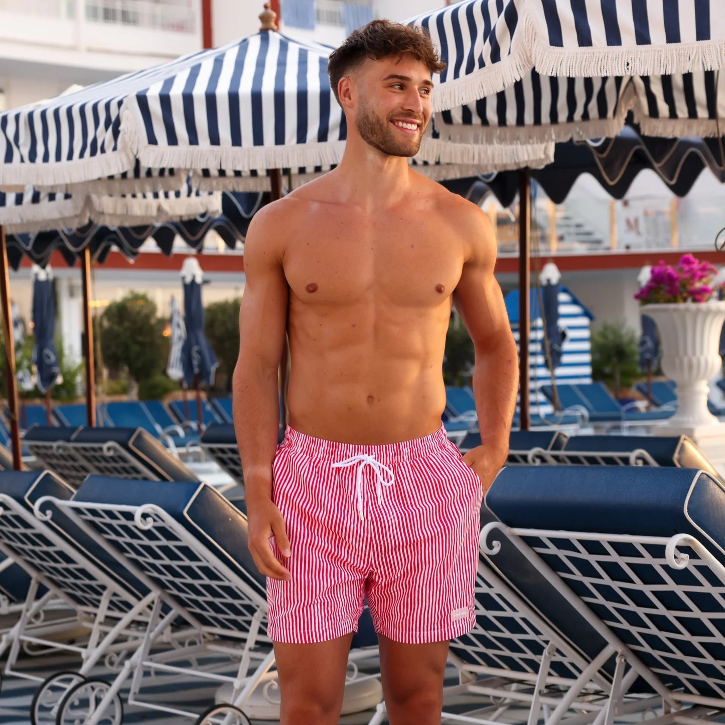 KULANI KINIS Men's Swim Trunks - Cherry Cola - The Salty BabeSwim Trunks